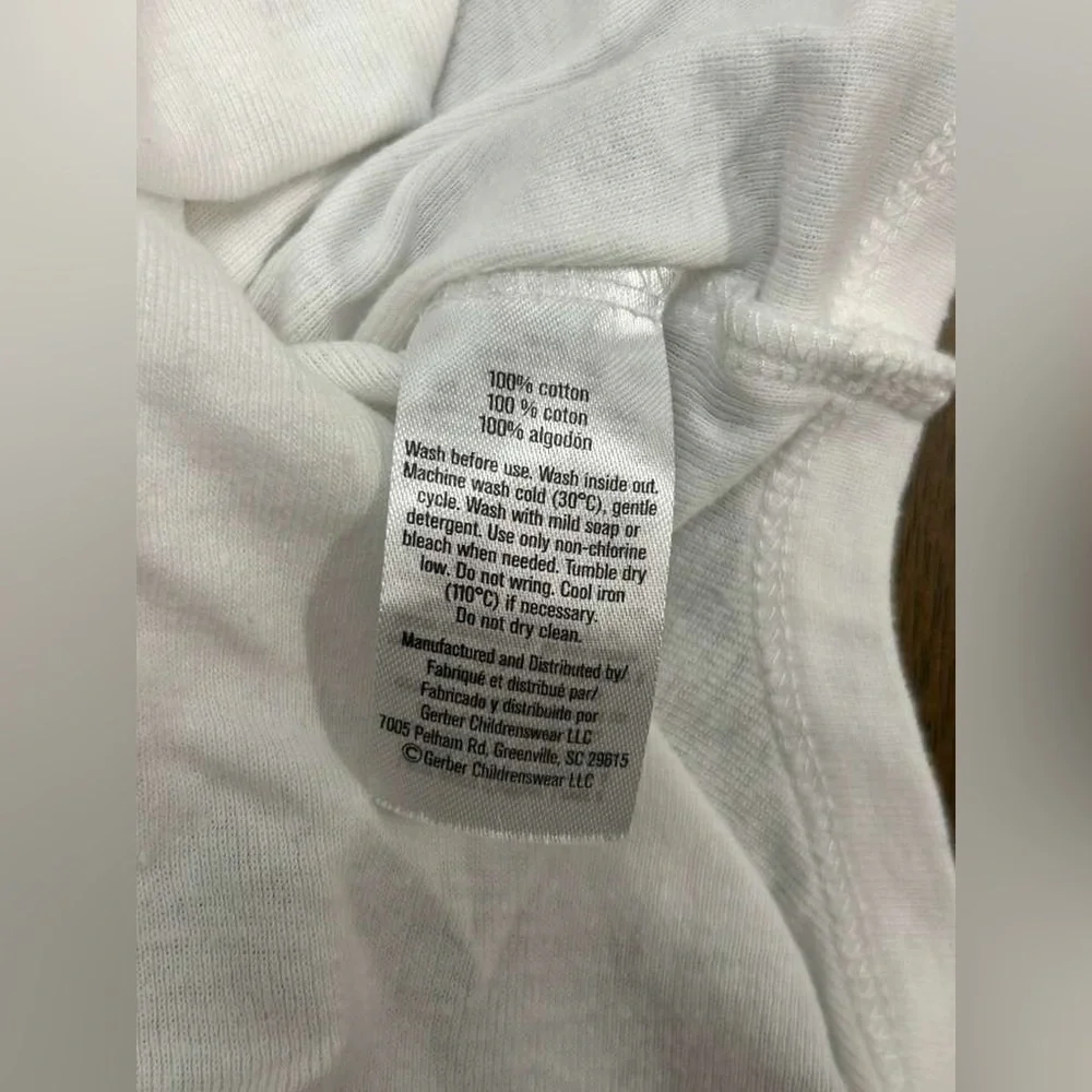 Gerber Unisex Baby Short Sleeve Bodysuit White 6-9 Months (0399)